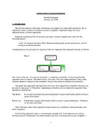 A Brief Guide to Argument Mapping