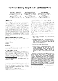 Cardspace-Liberty Integration for Cardspace Users