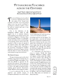 Pythagorean Teachings Across the Centuries