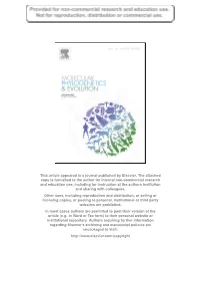 This Article Appeared in a Journal Published by Elsevier. the Attached