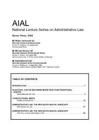 AIAL National Lecture Series on Administrative Law