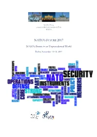NATO's Future in an Unprecedented World