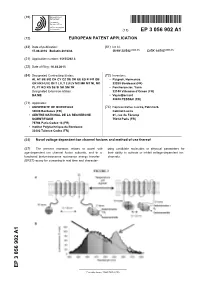 Novel Voltage Dependent Ion Channel Fusions and Method of Use Thereof