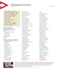Participating Distributors Revised 05.26.15 Page 1 of 13