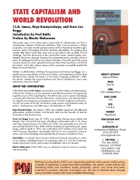 State Capitalism and World Revolution C.L.R