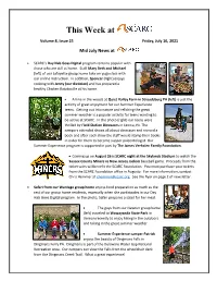 This Week at SCARC