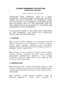 License Agreement for Intellij Idea