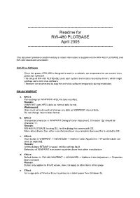Operating Instructions