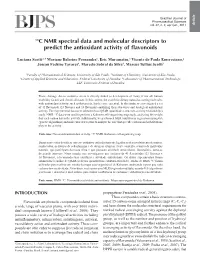 Predict the Antioxidant Activity of Flavonoids