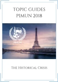 Topic Guides Pimun 2018