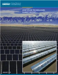 2008 Solar Technologies Market Report