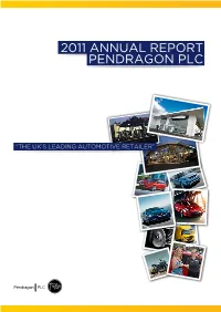 2011 Annual Report Pendragon Plc