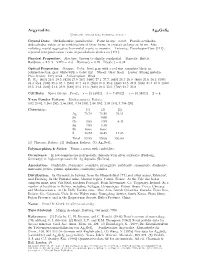 Argyrodite Ag8ges6 C 2001-2005 Mineral Data Publishing, Version 1