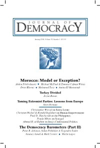 Morocco: Model Or Exception?