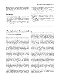Psycholinguistic Research Methods 251