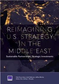Reimagining US Strategy in the Middle East