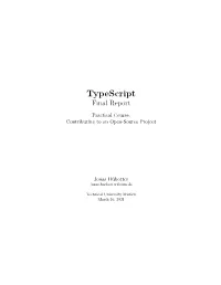 Typescript Final Report