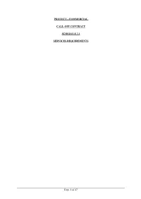 Commercial Call-Off Contract Schedule 2.1