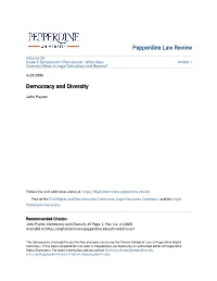 Democracy and Diversity