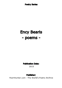Ency Bearis - Poems