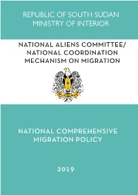 South Sudan Migration Policy PDF 490 KB