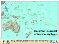 Biocontrol in Support of Island Ecosystems
