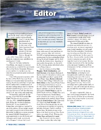 From the Editor Bill Jones