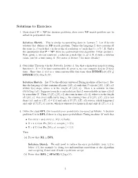 Solutions to Exercises