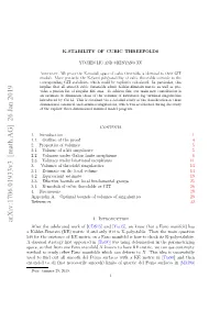 Arxiv:1706.01933V3 [Math.AG]