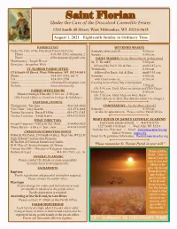 Bulletin 8-1-2021