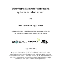 Optimizing Rainwater Harvesting Systems in Urban Areas
