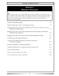 Appendix C Emergency Procedures