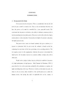CHAPTER 1 INTRODUCTION A. Background of the Study Every
