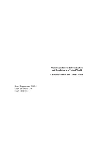 Mainstream Rebels: Informalization and Regulation in a Virtual World