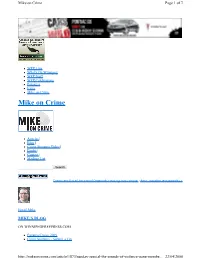 Mike on Crime Page 1 of 7