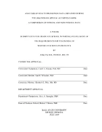Analysis of Health Promotion Data Obtained During