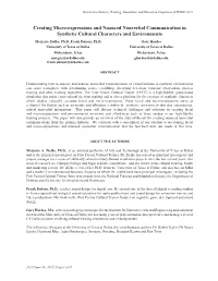 Creating Micro-Expressions and Nuanced Nonverbal