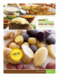 POTATO NUTRITION HANDBOOK Table of Contents Introduction
