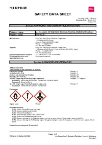 Safety Data Sheet