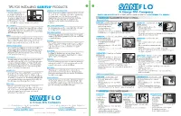 Tips for Installing Saniflo® Products