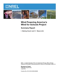 Wind Powering America's Wind for Schools Project