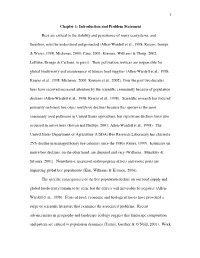 1 Chapter 1: Introduction and Problem Statement Bees Are Critical to The