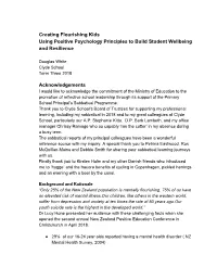 Creating Flourishing Kids Using Positive Psychology Principles to Build Student Wellbeing and Resilience
