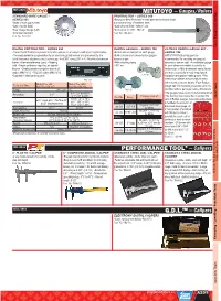 PERFORMANCE TOOL® — Calipers