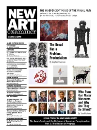 The Broad Has a Problem: Provincialism