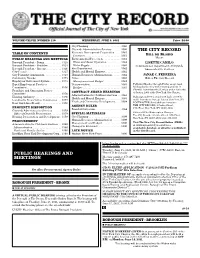 The City Record