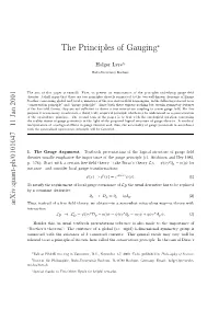 The Principles of Gauging 2