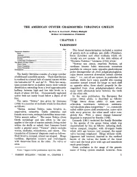 Chapter I Taxonomy