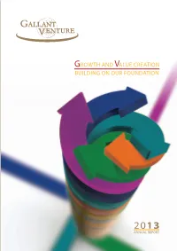 Growth and Value Creation Building on Our Foundation