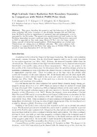 High Latitude Outer Radiation Belt Boundary Dynamics in Comparison with NOAA POES Polar Ovals V